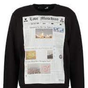 Love Moschino sweatshirt Retail $320